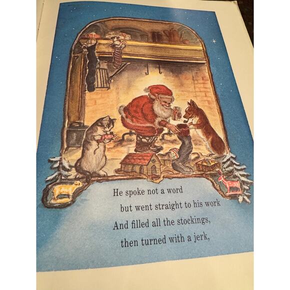 The Night Before Christmas Illustrated by Tasha Tudor 1979 5th printing HC - Picture 11 of 13